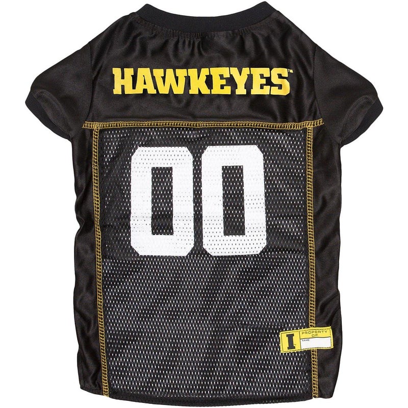 Pets First NCAA College Iowa Hawkeyes Mesh Jersey for DOGS & CATS, X-Small.Licensed Dog Jersey with your Favorite Football/Basketball College Team - Image 1